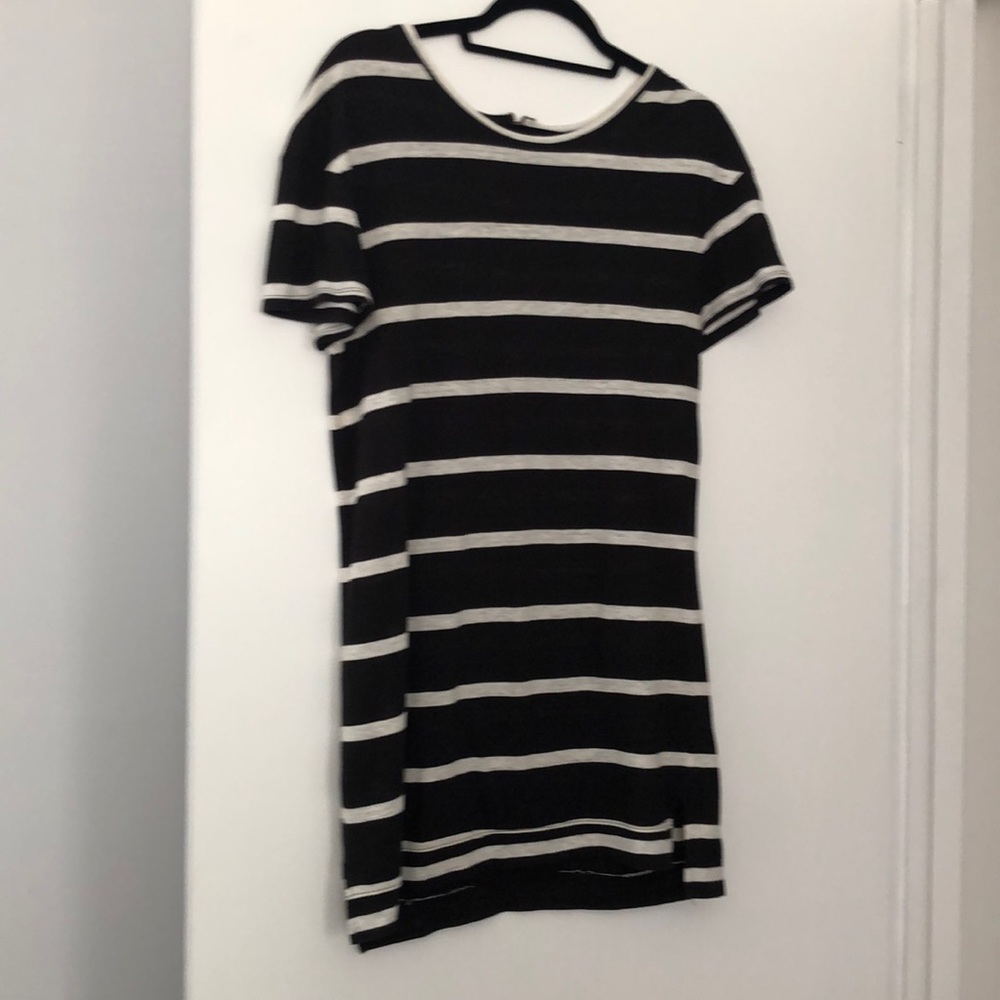 Black & White Striped Dress